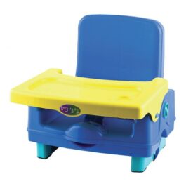 כיסא הגבהה לכיסא – כחול וצהוב
