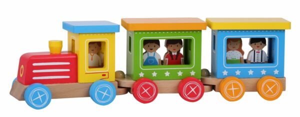 צעצועי עץ לילדים - רכבת